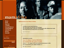 Tablet Screenshot of mama-afrika.de